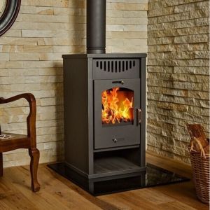 V05 - Po&ecirc;le &agrave; bois Deluxe e &ndash; 11,9 kW, design moderne et haute efficacit&eacute;
