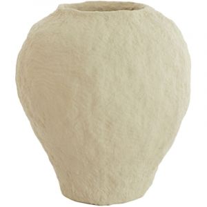 Light&living - Vase pantoja en finition mate beige &ndash; &Oslash;45x50 cm