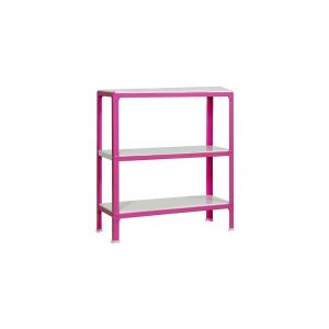 Simon Rack Etagère 3 niveaux 450 Kg L. 1000 x Ht. 900 x P. 300 mm KIT HOMECLICK COLOR PLUS 3/300 ROSE/BLANC - PP2100209901033 - Simonhome