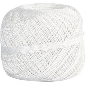 42126 Fil de coton Blanc 125 m 20 g