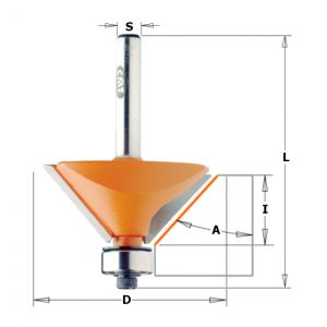 Cmt HM-FRAISE AVEC ROULEMENT S12 D=65 -45 DEGR.- 936.950.11