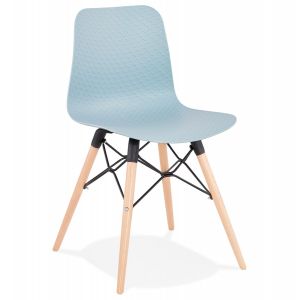 Image de Alter Ego Chaise scandinave 'TONIC' bleue design