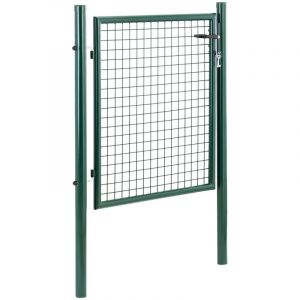 Portillon de jardin - 107.5 x 150 cm - Acier (peint par poudrage) Petit portillon de jardin Portillon acier