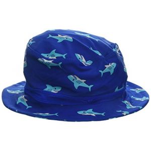 Image de Playshoes Kid's UV-Schutz Fischerhut Hai - Chapeau taille 51 cm, bleu