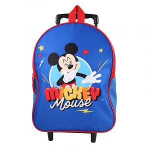 Bagtrotter - mickey - sac à dos scolaire à roulettes - bleu - garçon - 1