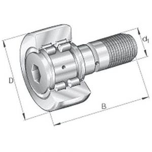 Ina Galet PWKRE40 -2RS 58mm Ext 40mm Int 22mm Acier à roulement standard (100Cr6)