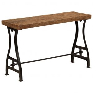 Image de VidaXL Table console Bois de récupération massif 120 x 40 x 76 cm