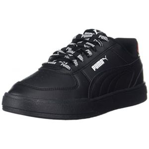 Puma Caven Logo, Chaussure Bateau Mixte, Noir, 42.5 EU
