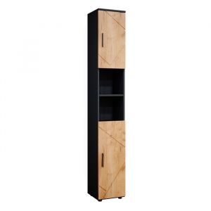 Armoire haute "Irma Anthracite/Goldkraft Vicco