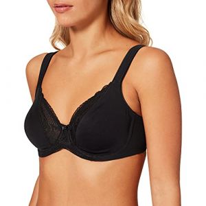 Triumph Modern Lace+Cotton W Soutien-Gorge, Noir, 95B Femme