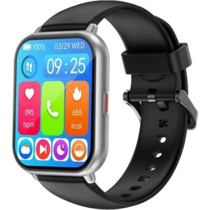 RUIMEN Montre Connectée Homme Femme avec Appel Bluetooth Smartwatch avec Podometre Cardiofrequencemetre Oxymetre Montre Sport pou