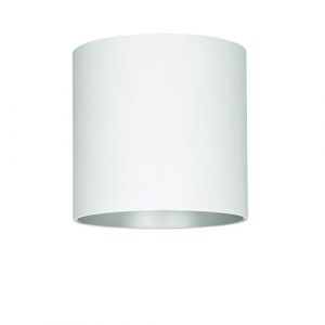 Licht-erlebnisse - Spot Lampe Plafond rond ø 12,7 cm Blanc Argent GU10 Plafonnier