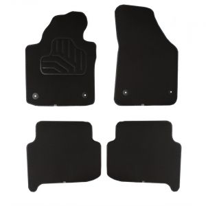 Norauto Jeu complet de tapis sur mesure noirs en PVC 88630