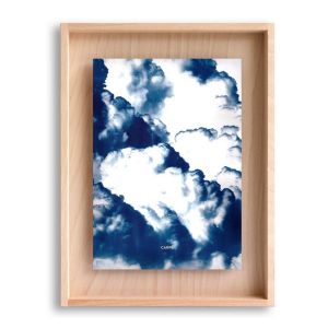 Image de Cadre Carpë cyanotype Nuages 40x30cm