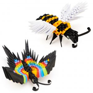 Origami 3D abeille+papillon HQ-Invento