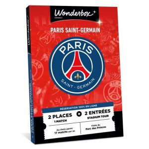 Connect Ticketbox - PSG Exp&eacute;rience - Match & Stadium Tour pour 2 - Coffret Cadeau - Id&eacute;e Cadeau Divertissement