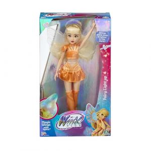 Winx, Poup&eacute;e articul&eacute;e avec Ailes Lumineuses, 26 cm, Mod&egrave;le Stella, pour Les Enfants d&egrave;s 3 Ans, WNX783