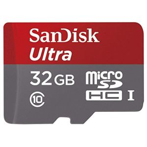 Sandisk SDSDQUAN-032G-G4A - Carte m&eacute;moire Ultra microSDHC 32 Go Class10