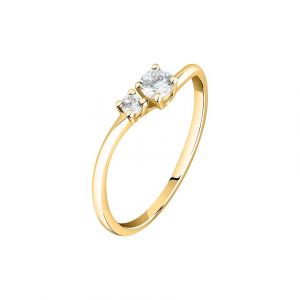 Live Diamond Bague pour femme LDY020116014 375 Or jaune recylé