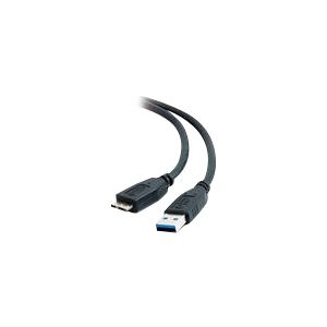 C2g 81685 - Câble USB 3.0 à 9 broches Type A(M) vers Micro-USB Type B 10 broches (M) 3m