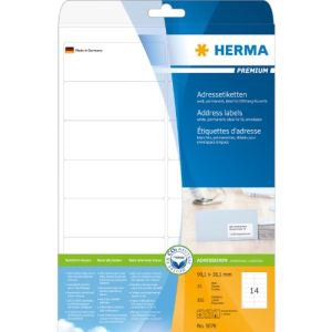 Image de Herma 350 étiquettes SuperPrint avec bord 38,1 x 99,1 mm