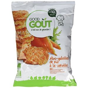 Image de Good Goût Mini-galettes de riz à la carotte 5 x 40 g - dès 10 mois