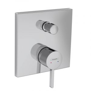 Image de Hansgrohe Finoris Mitigeur monocommandé encastré pour bain avec combiné de sécurité intégré selon EN1717, 76410, Coloris: chrome - 76416000