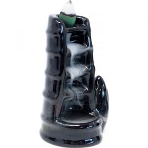 Fontaine à Encens style bambou fendu céramique back flow