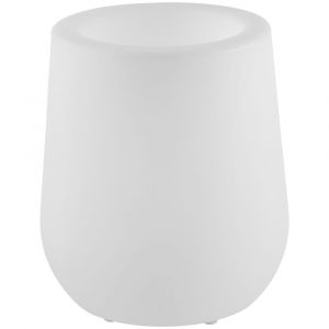 TecTake Pot de fleurs led luminous curve pot avec télécommande incluse - blanc
