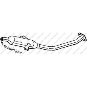 Bosal Silencieux intermédiaire 284-573