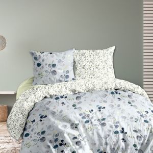 Calitex Housse de couette 220x240 cm + 2x taies d'oreiller 63x63 cm Coton Sakura