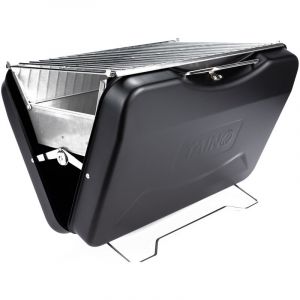 TAINO MOX valise-grill charbon de bois BBQ camping-grill valise noire compacte