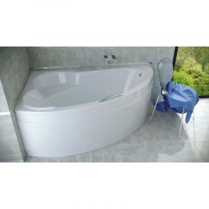 Azura home design Baignoire d'angle ORIEGO MAXI 140x90 cm gauche avec tablier