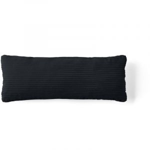 Onyx - coussin - en velours côtelé - 22x60 cm - Noir