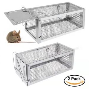 RatzFatz 2Pcs Piège à Rats Professionnel XL 30 × 14 × 15cm - Conçu en Allemagne - pour Attraper Les Souris, Les Rats, Les Mulots et Les Loirs d