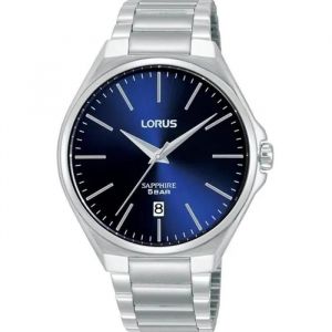 Lorus Montre - Rs947dx9 - Quartz - Acier Inoxydable - Cadran Bleu 40 Mm