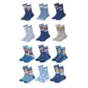 Chaussettes Garçon Licence Pack De 12 Paires Surprise Pack 12 Pat Patrouille