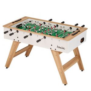 Baby foot ado & adultes Blanc/bois 3 balles liège 2 à 4 joueurs