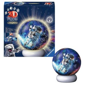 Ravensburger Puzzle 3D Ball 72 pi&egrave;ces illumin&eacute; : Les astronautes