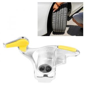Vgeby 2pcs Bouchons de Valve Bicyclettes Capuchons de Soupape d'Air Couvercle Buse de Gaz en Alliage de Titane pour Vélos Route VTT