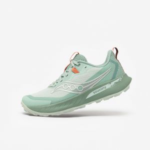 Saucony Chaussures de Trail Running Femme Peregrine 15 Vert