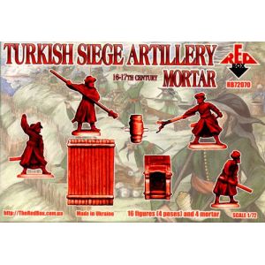 Red Box Turkish Siege Artillery Mortar - 1:72e