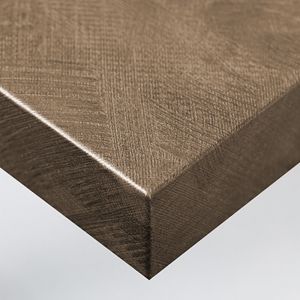 Dimexact Papier Peint Autocollant Brun Brossé Pour Plan De Travail Et Murs Imperméable, De L : 1.22 M X H : 2 M, En Rouleau