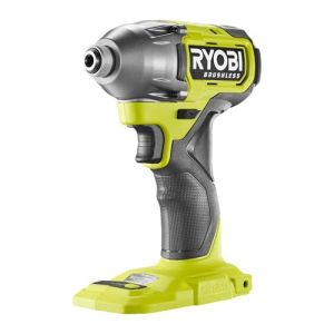 Ryobi Visseuse à chocs 18 volts ONE+, sans fil, BRUSHLESS - 300 Nm - réception hex 1/4" - (livrer sans batterie ni chargeur) - RID18BL-0
