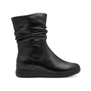 Jana Femme Damen Boot Flat Botte Tendance, Noir, 36 EU