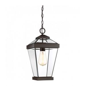 Lanterne suspendue de jardin Ravine Bronze occidental 41,3 Cm