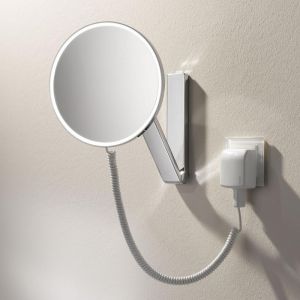 Keuco Gmbh&co.kg iLook_move Miroir grossissant, 17612, illuminé, 1 couleur claire, avec 212mm, chromé - 17612019001