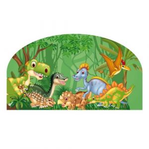 Image de Sticker Ad sif Autocollant Effet T&ecirc;te de Lit Pour Chambre D'Enfant Dinosaures Dimensions 56 cm x 1 m Protection Anti UV