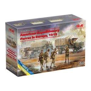 ICM Maquettes véhicules et figurines : Forces expéditionnaires américaines en Europe, 1918