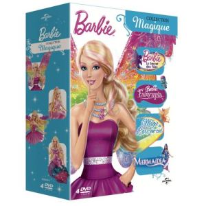 Coffret Barbie : Le Secret des F&eacute;es + Fairytopia, La Magie de l'Arc-en-Ciel + Mermaidia